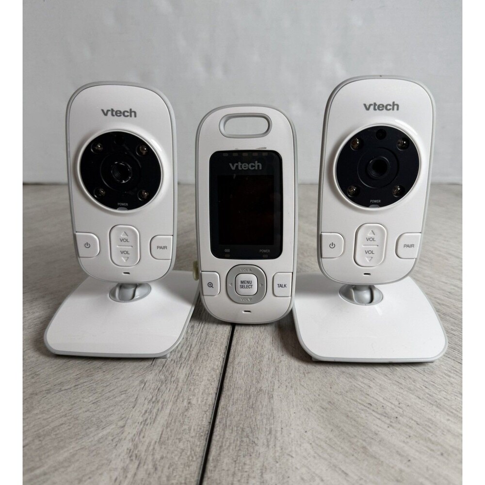 VTech VM312-2 Safe & Sound Full Color Video and Audio Baby Monitor Tested